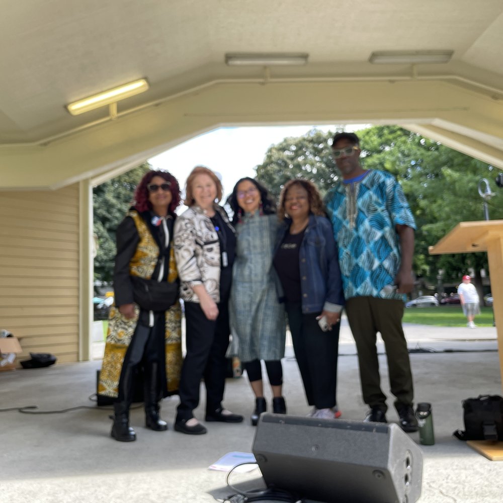 Group photo of 5 people